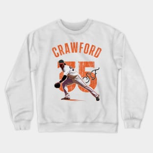 Brandon Crawford San Francisco Arch Crewneck Sweatshirt